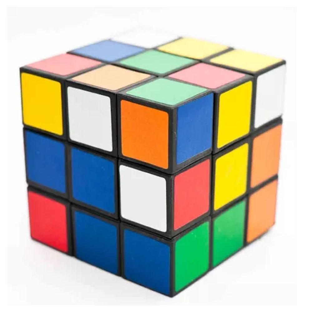 Kit 2 cubos m�gicos 3x3x3 brinquedo racioc�nio