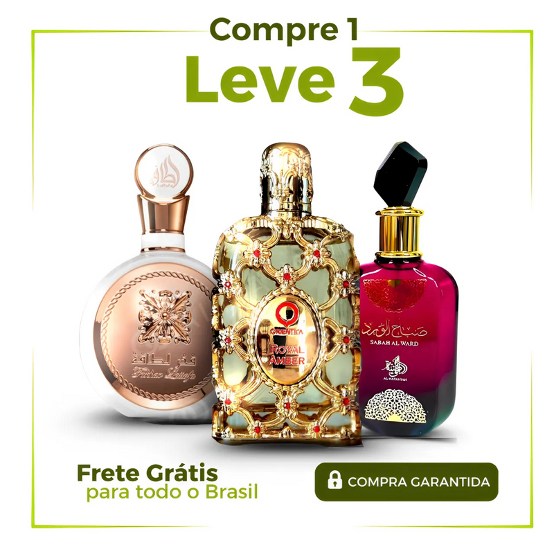 Kit Exclusivo com 3 Perfumes Importados (100ml) – Só R$ 149.90