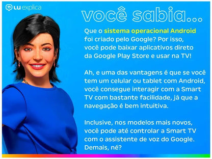 TV 32 Full HD Android com Wi-Fi