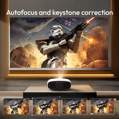 Projetor Smart 4K Ultra HD 1000 ANSI com Android