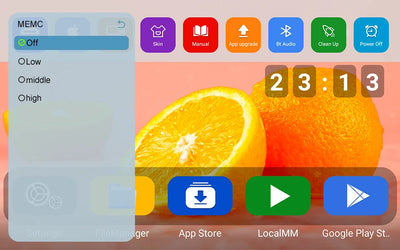Projetor Smart 4K Ultra HD 1000 ANSI com Android