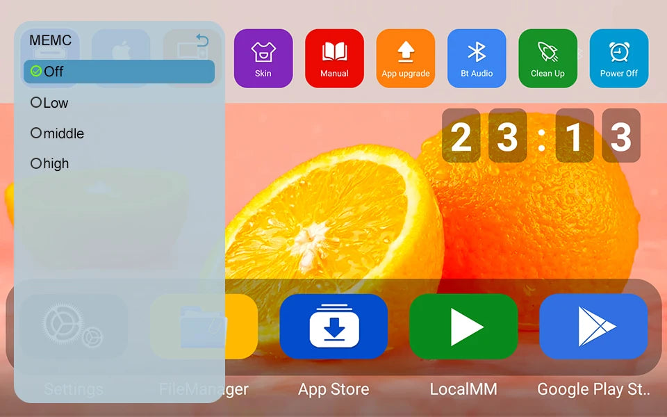 Projetor Smart 4K Ultra HD 1000 ANSI com Android