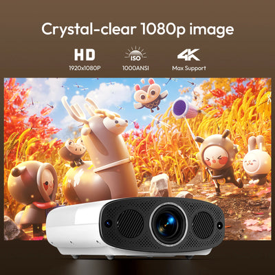 Projetor Smart 4K Ultra HD 1000 ANSI com Android