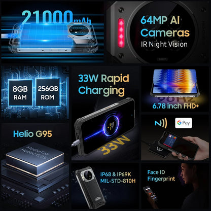 Oukitel IIIF150 B2 NFC Smartphone Resistente