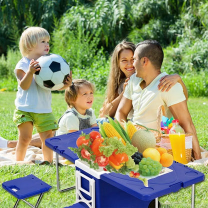 Super Caixa Térmica Cooler Multifuncional 32L 5 em 1