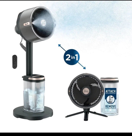 Ventilador Shark FlexBreeze Pro com Névoa